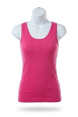 NEW ANGEL bra-friendly tank top in fuchsia